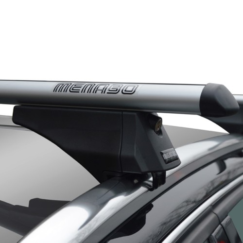 MENABO ΜΠΑΡΕΣ ΟΡΟΦΗΣ ΑΛΟΥΜΙΝΙΟΥ TIGER XL SILVER 131.5 cm ΣΕ ΑΣΗΜΙ ΧΡΩΜΑ ΓΙΑ Audi A4 (B8/8K) Avant 5 doors 2007>2015 ΜΕ FLUSH ή RAISED RAILS - 2 ΤΕΜ. (8500/ΜΒ)