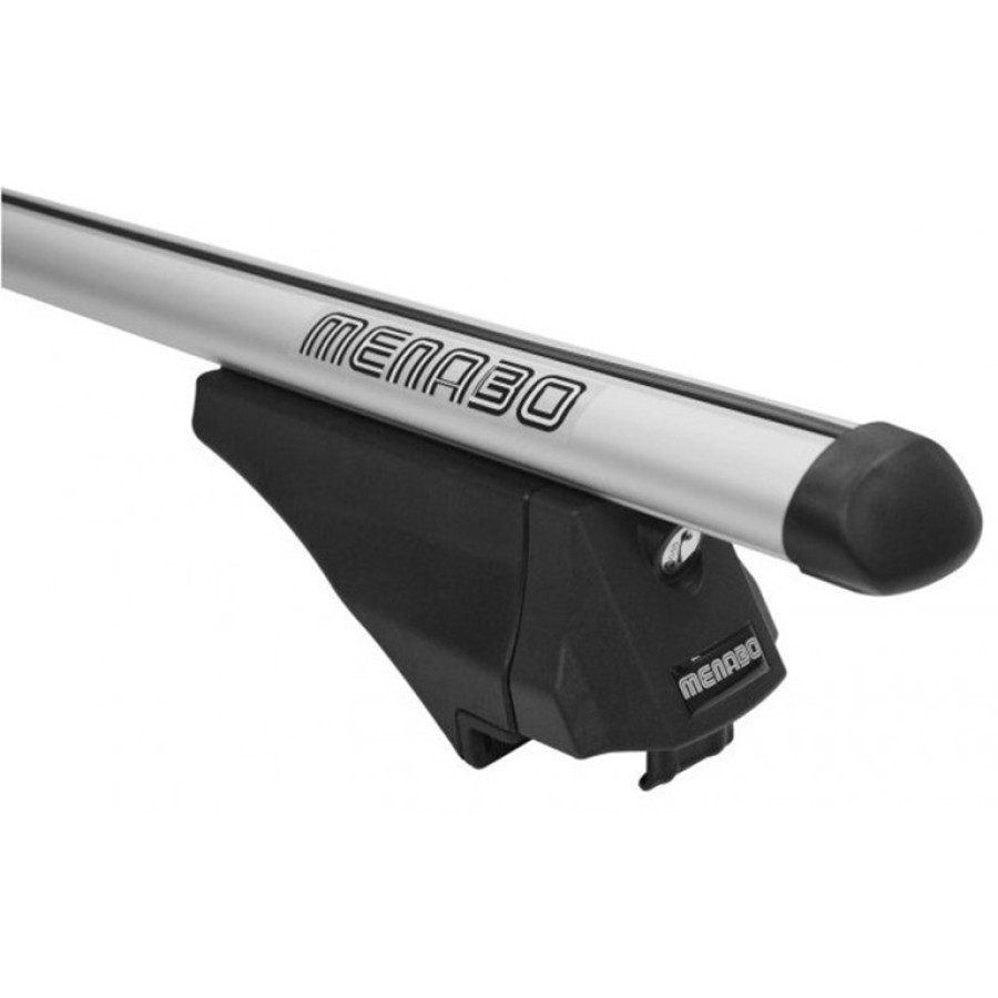 MENABO ΜΠΑΡΕΣ ΟΡΟΦΗΣ ΑΛΟΥΜΙΝΙΟΥ TIGER XL SILVER 131.5 cm ΣΕ ΑΣΗΜΙ ΧΡΩΜΑ ΓΙΑ Audi A6 (4F/C6) Avant 5 doors 2004>2011 ΜΕ FLUSH ή RAISED RAILS - 2 ΤΕΜ. (8500/ΜΒ)