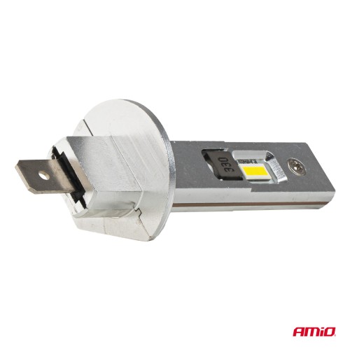 Amio - Λαμπτήρες LED Φώτων Εμπρός τύπου H1 βάση P14.5s τάση λειτουργίας 12V απόδοσης 20W (2920lm) Series H25 CANBUS 6000K για Επιβατικά Αυτοκίνητα - 2 τεμ. (04709/AM)
