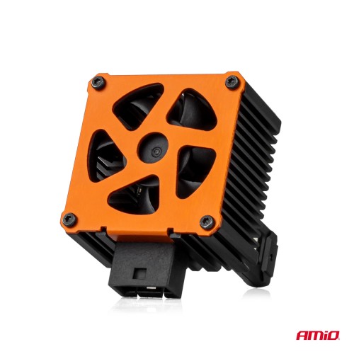 Amio - Λαμπτήρες LED Φώτων Εμπρός τύπου D3S βάση PK32d-5 τάση λειτουργίας 12V απόδοσης 176W (14424lm) XD PRO Series FULL CANBUS 6500K με ψύκτρα Plug & Play για Επιβατικά Αυτοκίνητα - 2 τεμ. (04679/AM)