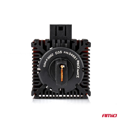 Amio - Λαμπτήρες LED Φώτων Εμπρός τύπου D3S βάση PK32d-5 τάση λειτουργίας 12V απόδοσης 176W (14424lm) XD PRO Series FULL CANBUS 6500K με ψύκτρα Plug & Play για Επιβατικά Αυτοκίνητα - 2 τεμ. (04679/AM)