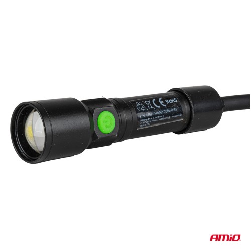 Amio - Φακοί Εργασίας Χειρός τύπου 2xP50 LED χωρητικότητα μπαταρίας 500mAh - 2 τεμ. (04671/AM)