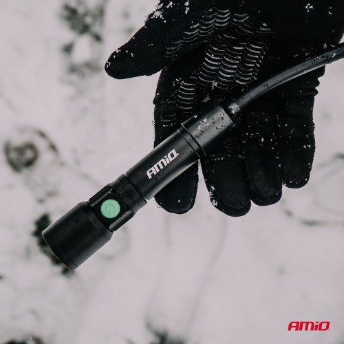 Amio - Φακοί Εργασίας Χειρός τύπου 2xP50 LED χωρητικότητα μπαταρίας 500mAh - 2 τεμ. (04671/AM)