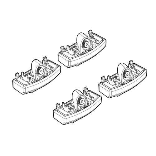 Nordrive - Άκρα για Μπάρες Οροφής συμβατά με Defender 09/2019 >  3/5πορτο / SUV για Επιβατικά Αυτοκίνητα - 4 τεμ. (L.N21274)
