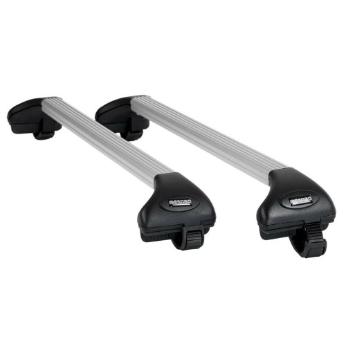 MENABO ΠΤΥΣΣΟΜΕΝΕΣ ΜΠΑΡΕΣ ΟΡΟΦΗΣ ΑΛΟΥΜΙΝΙΟΥ ARIETE 81.5-119.5 cm ΣΕ ΑΣΗΜΙ ΧΡΩΜΑ ΓΙΑ SsangYong Korando 5 doors 2019> ΜΕ RAISED RAILS 5.5 cm max - 2 ΤΕΜ. (12050/MB)