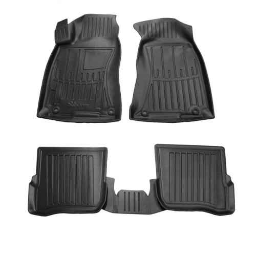 Race Axion - Πατάκια Για VW Passat (B5) 1996-2005 5πορτο Λάστιχο Σκαφάκια Με Κουμπώματα για Επιβατικά Αυτοκίνητα - 5 τεμ. (5024035/ST)