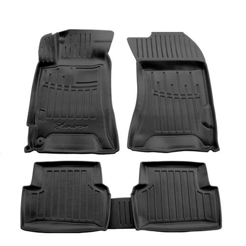Race Axion - Πατάκια Για Subaru Forester (SG) 2002-2008 5πορτο Λάστιχο Σκαφάκια Προστατευτικά Με Κουμπώματα για Επιβατικά Αυτοκίνητα - 5 τεμ. (5029045/ST)
