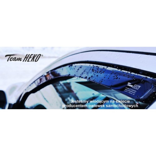 Heko - Ανεμοθραύστες Παραθύρων Για DR 3 2018 > 2022 5πορτο υλικό Acrylic Χρώμα Φιμέ - 4 τεμ. (ΑΝΕΜ.SET29136)