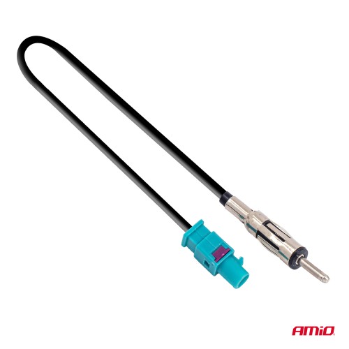 Amio – Αντάπτορας Κεραίας FAKRA σε DIN 12V 5A για Σταθερό Σήμα & Αξιόπιστη Σύνδεση – 1 Τεμ. (04443/AM)