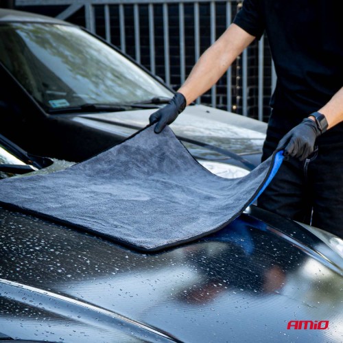 Amio – Πανί Στεγνώματος Μικροϊνών 60x90cm 800GSM για Γρήγορο Στέγνωμα & Χωρίς Γρατζουνιές – 1 Τεμ. (04488/AM)