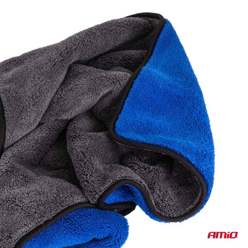 Amio – Πανί Στεγνώματος Μικροϊνών 60x90cm 800GSM για Γρήγορο Στέγνωμα & Χωρίς Γρατζουνιές – 1 Τεμ. (04488/AM)