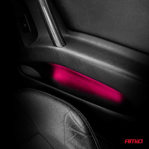 Amio – Ταινία LED COB 12V Ροζ 2x30cm Flexible για Εντυπωσιακό Εσωτερικό Φωτισμό & Easy Install – Σετ 2 Τεμ. (04570/AM)