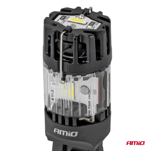 Amio – LED CSP T20S W21W 7440 Καρφωτό 12V 66W 4800lm 6500K Full CANBUS για Όπισθεν & Ισχυρό Φως – 1 Τεμ. (04686/AM)