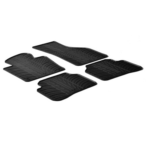 LAMPA - ΠΑΤΑΚΙΑ ΑΥΤΟΚΙΝΗΤΟΥ ΑΠΟ ΛΑΣΤΙΧΟ ΓΙΑ VOLKSWAGEN PASSAT 4D 03/2005-12/2010 / VOLKSWAGEN PASSAT CC 06/2008-02/2012 / VOLKSWAGEN PASSAT VARIANT 09/2005-12/2010 ΣΕ ΜΑΥΡΟ ΧΡΩΜΑ ME ΚΟΥΜΠΩΜΑΤΑ - 4 ΤΕΜ.