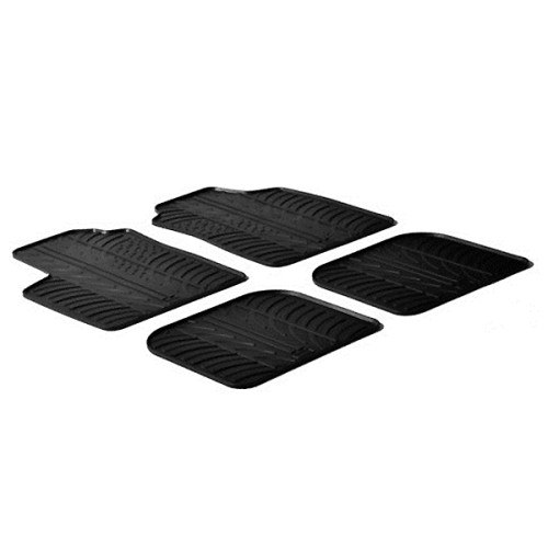 LAMPA - ΠΑΤΑΚΙΑ ΑΥΤΟΚΙΝΗΤΟΥ ΑΠΟ ΛΑΣΤΙΧΟ ΓΙΑ FIAT PANDA 09/2003-01/2012 / FIAT PANDA CLASSIC 02/2012-12/2012 ΣΕ ΜΑΥΡΟ ΧΡΩΜΑ ΧΩΡΙΣ ΚΟΥΜΠΩΜΑΤΑ - 4 ΤΕΜ.